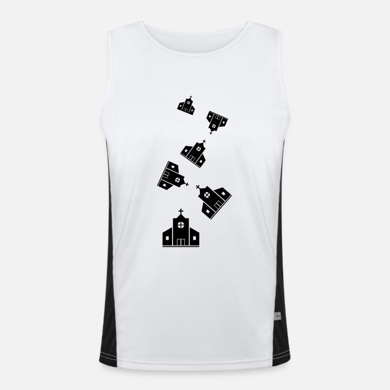 Kirke Funktionel kontrast tanktop til herrer 