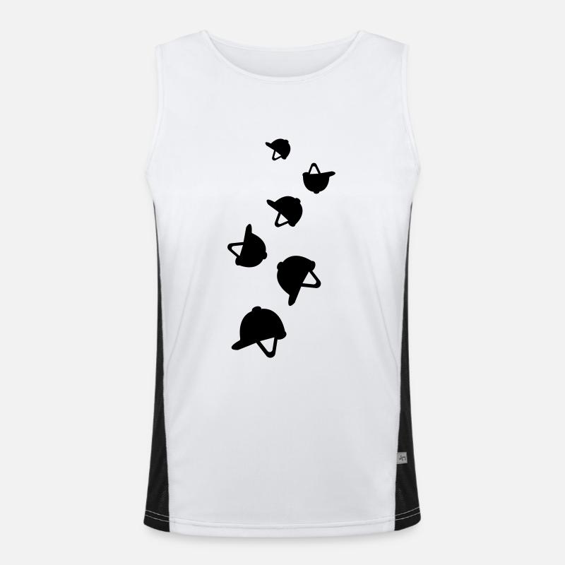 Reiter hut icon Men's Functional Contrast Tank Top 