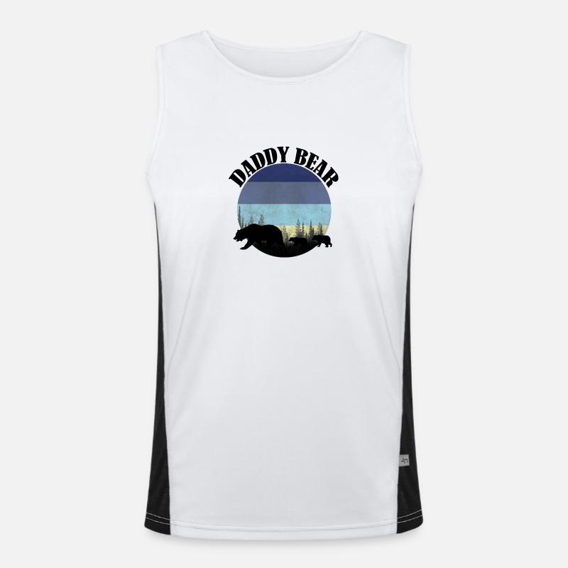 Daddy bear Débardeur respirant contrasté Homme 