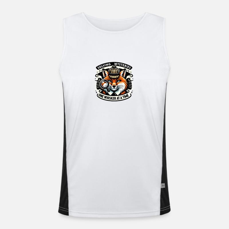 Solving Mysteries Men's Functional Contrast Tank Top 