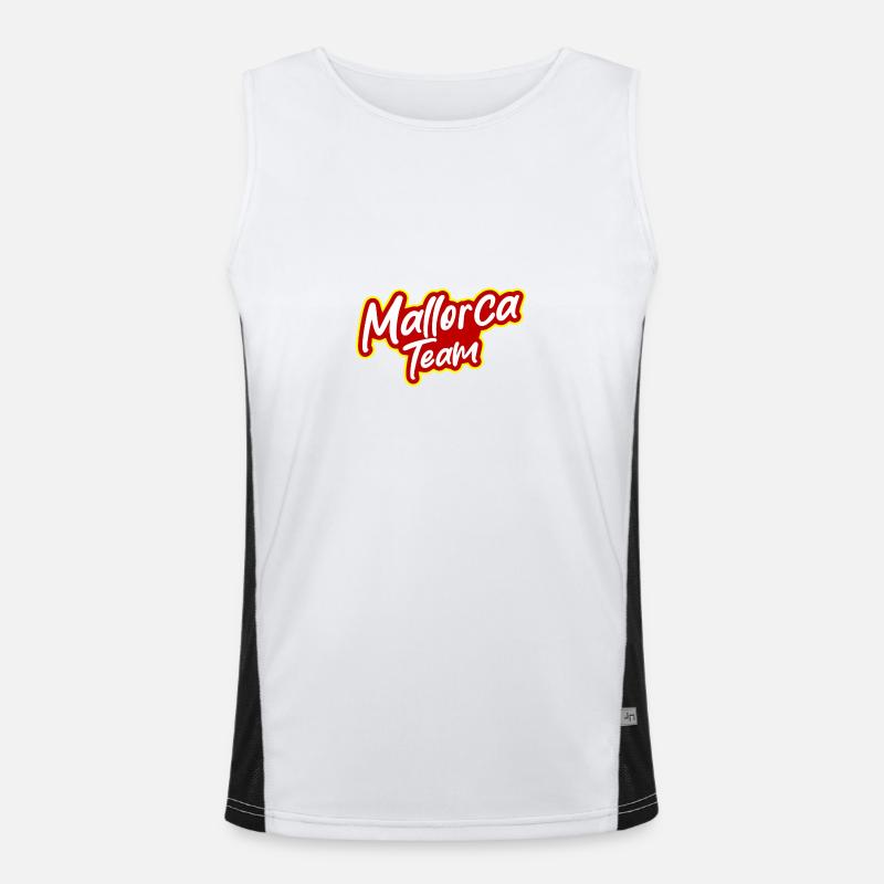 Mallorca Team Funktionelles Kontrast-Tank Top für Männer 
