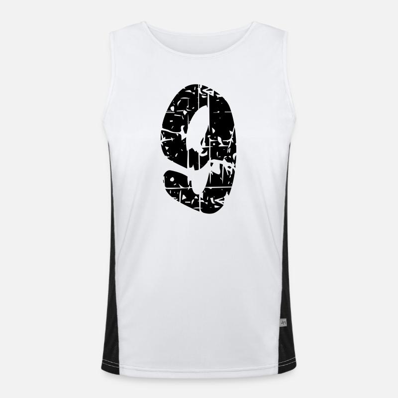 9 Funktionelles Kontrast-Tank Top für Männer 