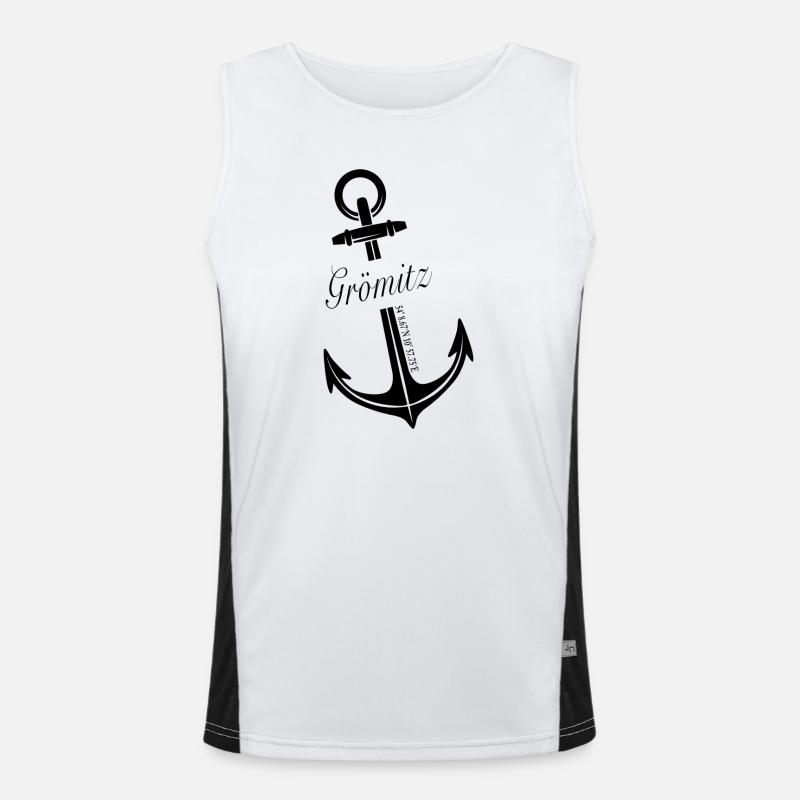 Grömitz Funktionelles Kontrast-Tank Top für Männer 