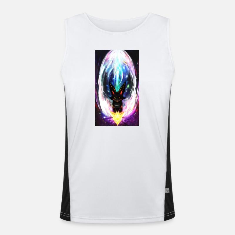 Lightning Wolf Men's Functional Contrast Tank Top 