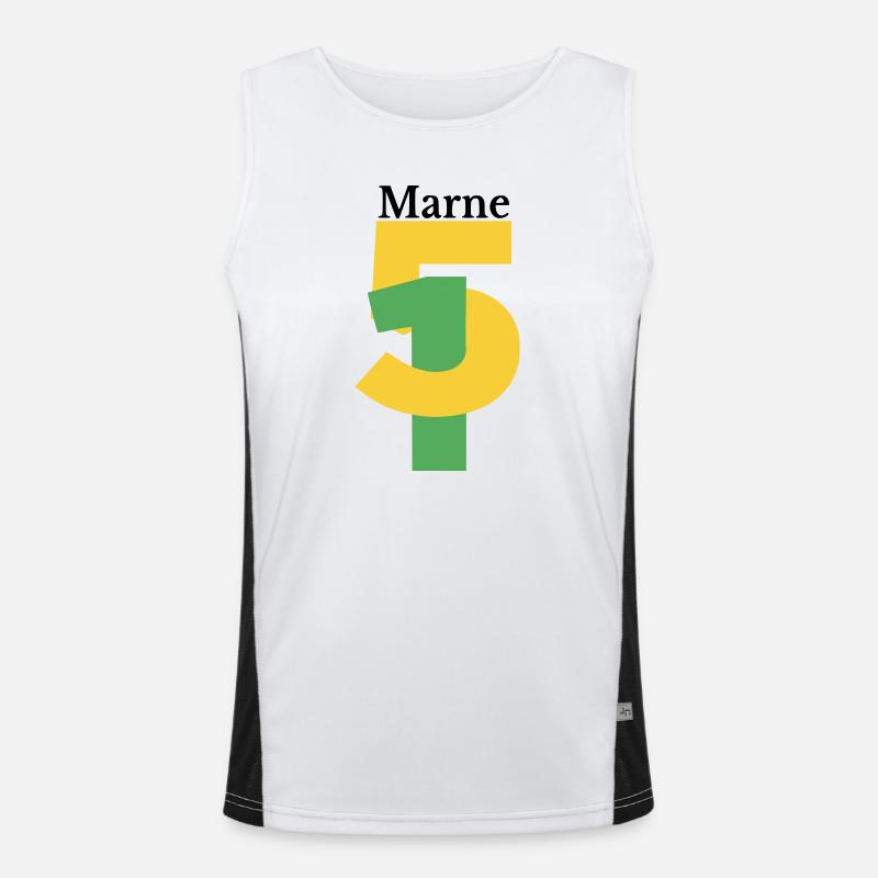 Marl Men's Functional Contrast Tank Top 