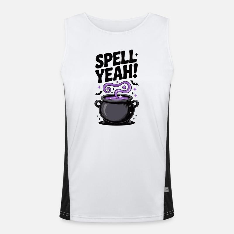 Spell Yeah! Débardeur respirant contrasté Homme 