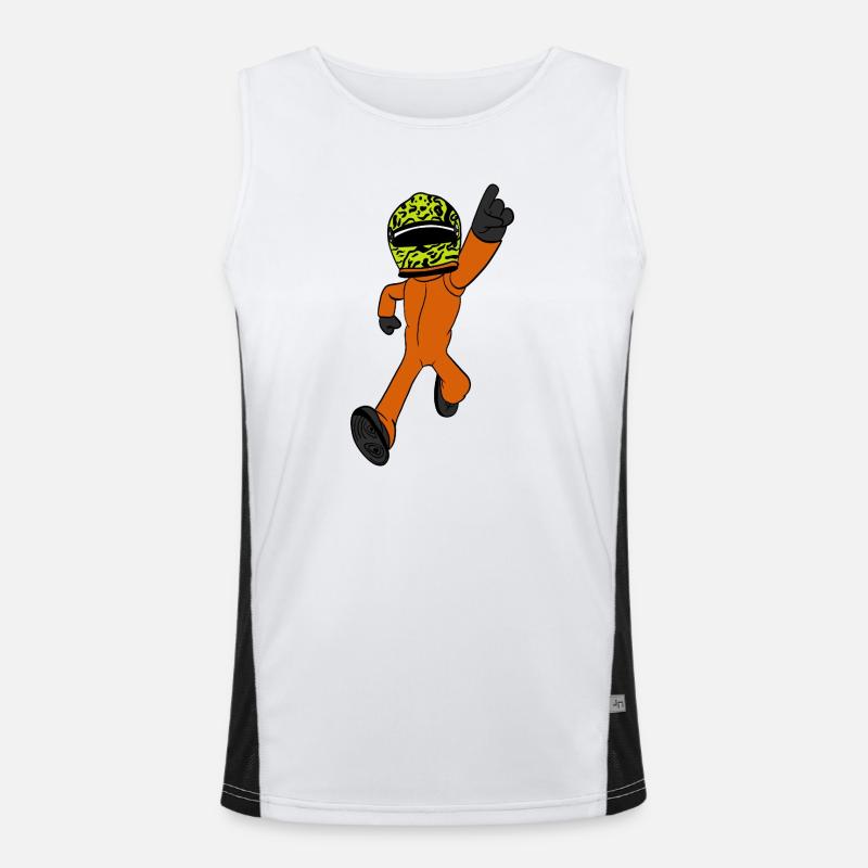 pilote de course Débardeur respirant contrasté Homme 