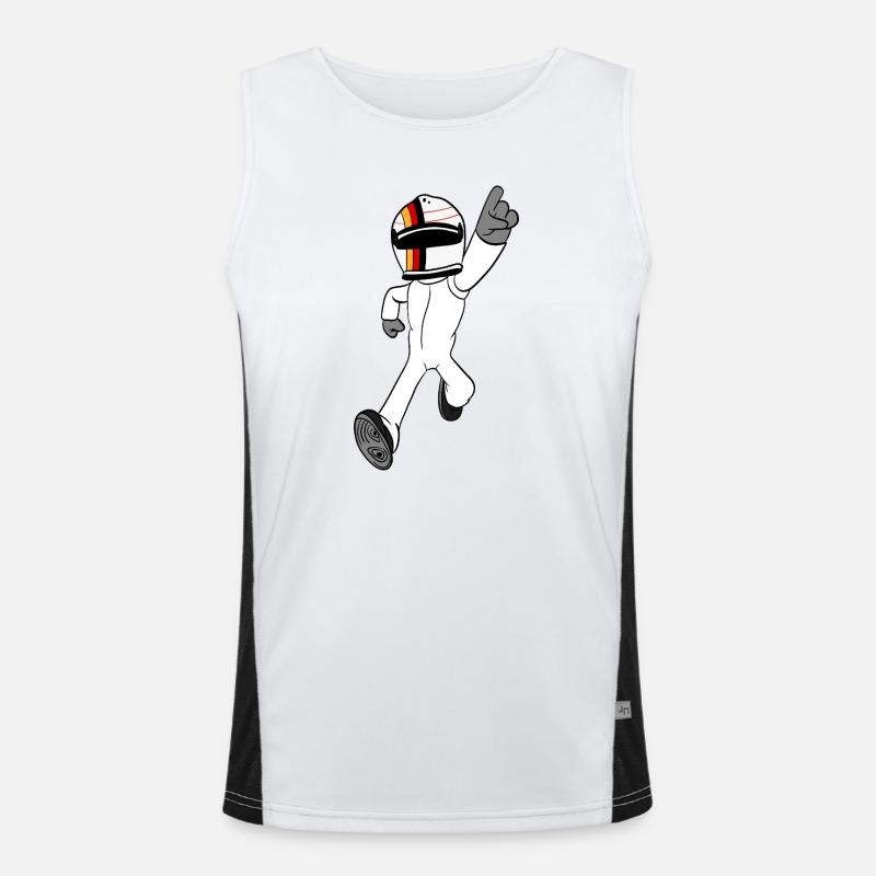 racing driver Men's Functional Contrast Tank Top 