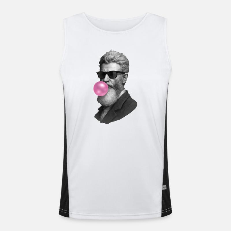 John Brown Bubble Gum. Funktionelles Kontrast-Tank Top für Männer 
