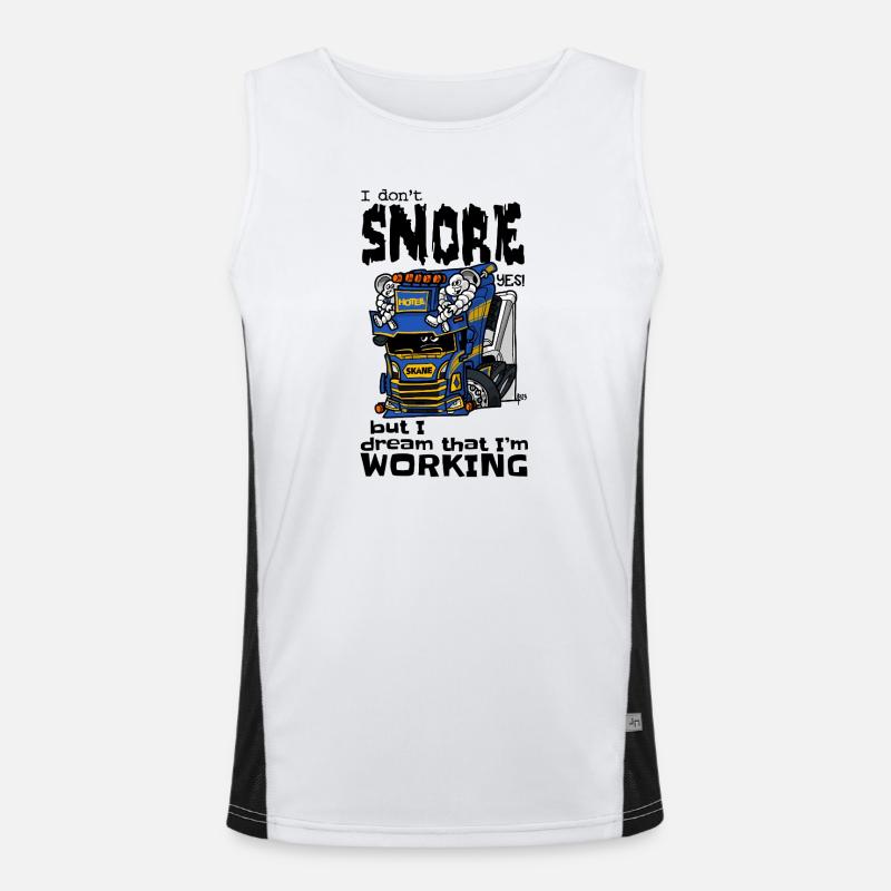1477_i_dont_snore-M_TRUCK Men's Functional Contrast Tank Top 