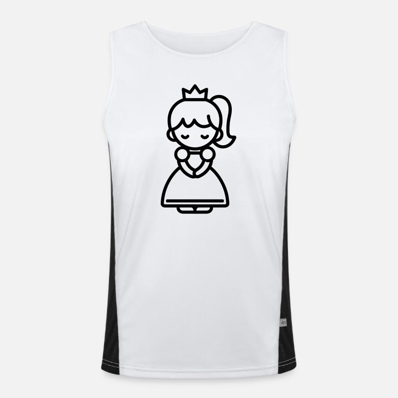 princess Men's Functional Contrast Tank Top 