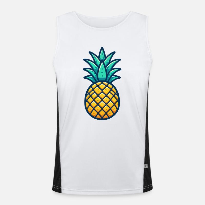 Ananas Débardeur respirant contrasté Homme 
