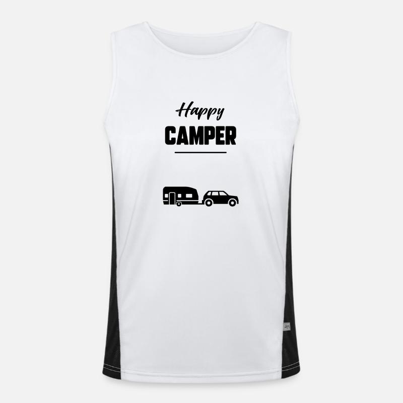 Happy camper Débardeur respirant contrasté Homme 