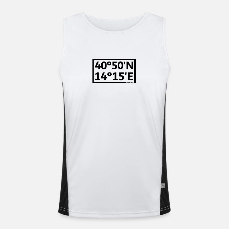 Naples Coordinates Men's Functional Contrast Tank Top 