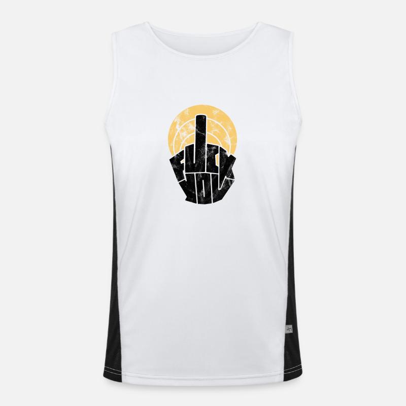 Fick dich Funktionelles Kontrast-Tank Top für Männer 