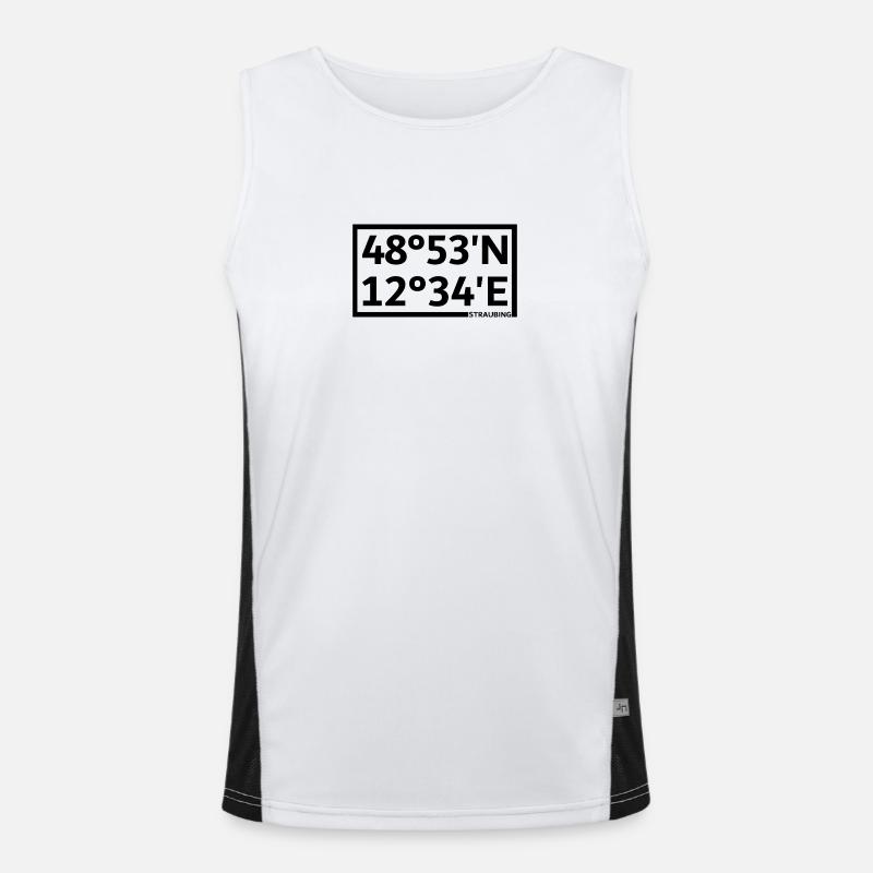 Straubing coordinates Men's Functional Contrast Tank Top 