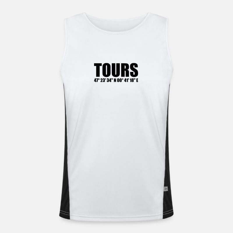 Tours Coordinates Men's Functional Contrast Tank Top 