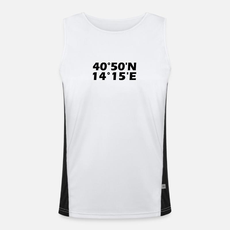 Naples Coordinates Men's Functional Contrast Tank Top 