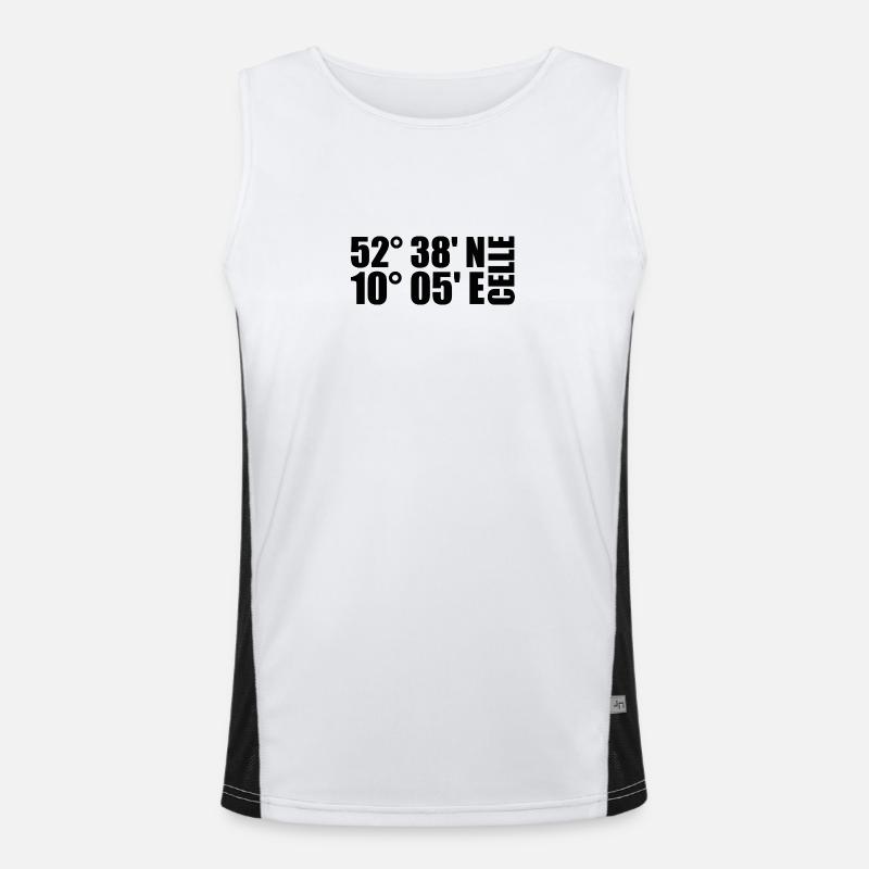 Celle coordinates Men's Functional Contrast Tank Top 