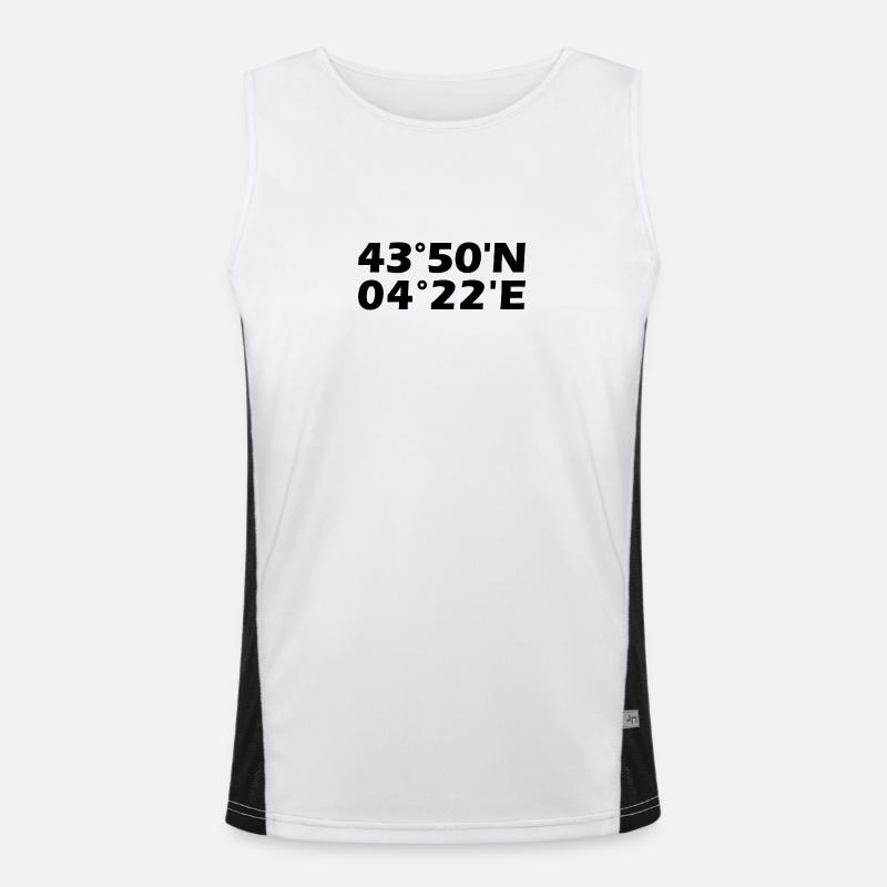 Nîmes coordinates Men's Functional Contrast Tank Top 