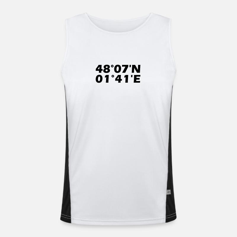 Rennes coordinates Men's Functional Contrast Tank Top 