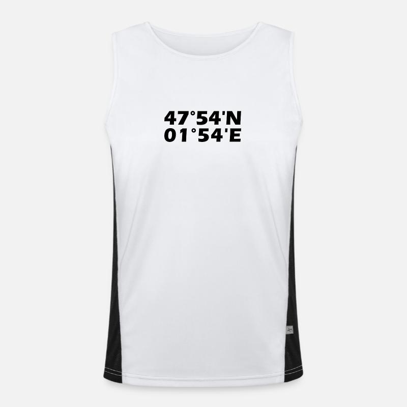 Orléans coordinates Men's Functional Contrast Tank Top 