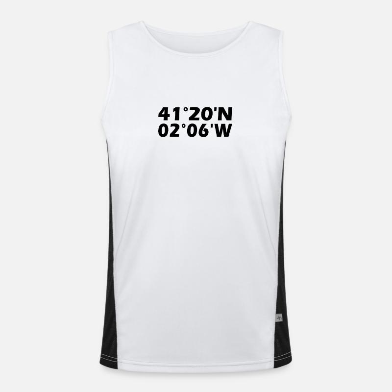 El Prat de Llobregat coordinates Men's Functional Contrast Tank Top 