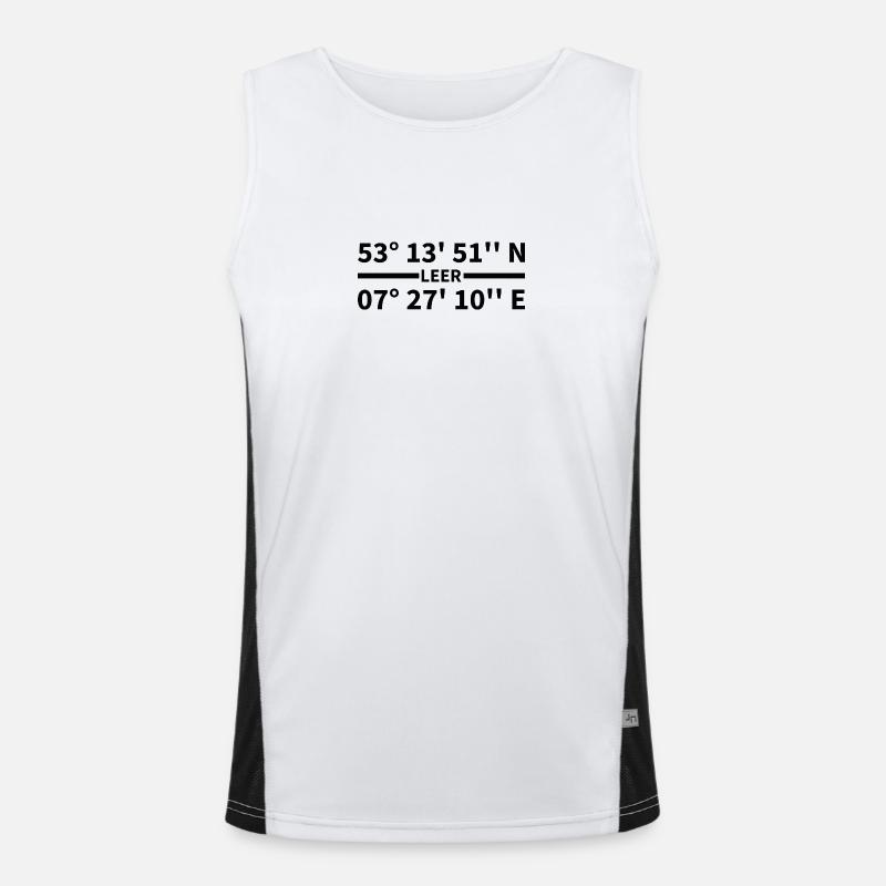 Empty coordinates Men's Functional Contrast Tank Top 