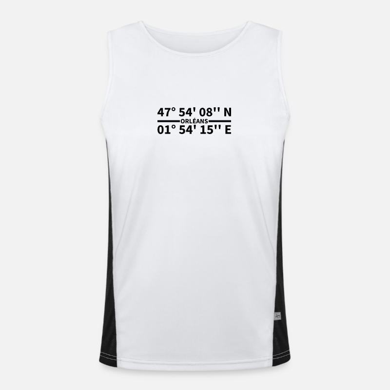 Orléans coordinates Men's Functional Contrast Tank Top 
