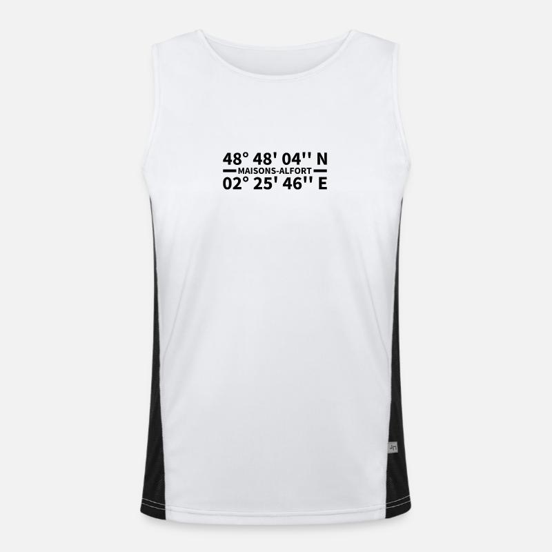 Maisons-Alfort coordinates Men's Functional Contrast Tank Top 