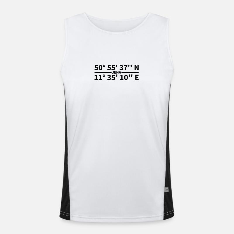 Jena coordinates Men's Functional Contrast Tank Top 