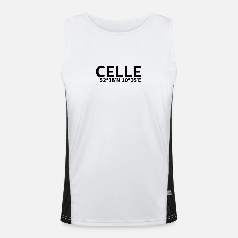 Celle coordinates Men's Functional Contrast Tank Top 