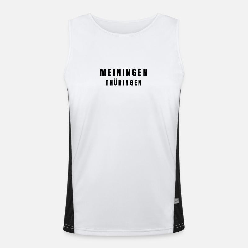 Meiningen, Thuringia Men's Functional Contrast Tank Top 