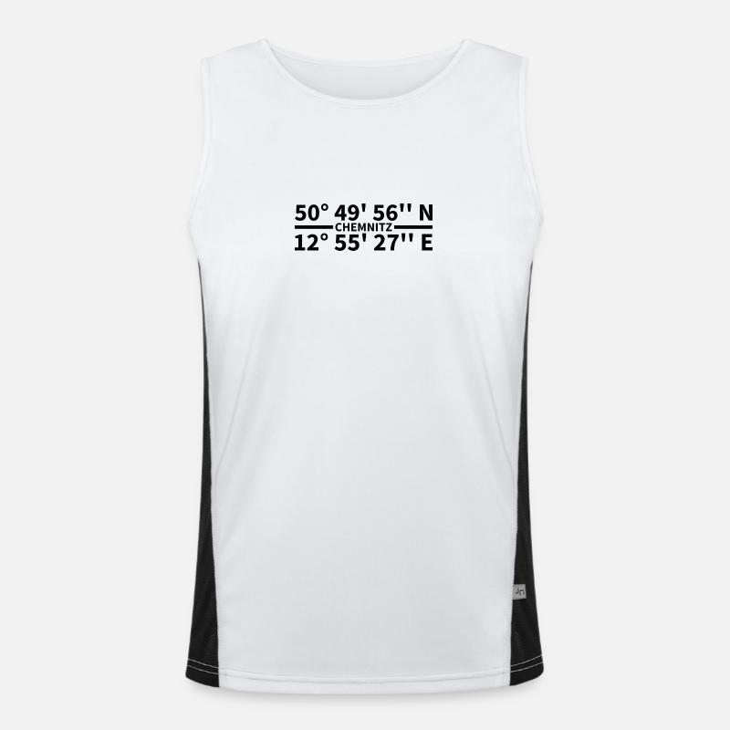 Chemnitz Coordinates Men's Functional Contrast Tank Top 