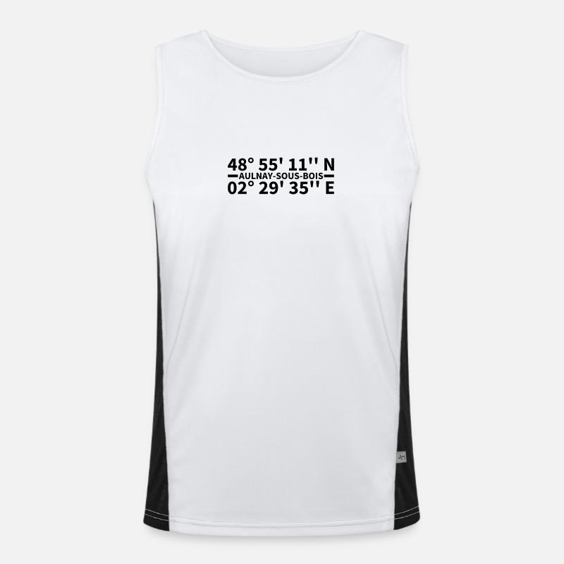 Aulnay-sous-Bois coordinates Men's Functional Contrast Tank Top 