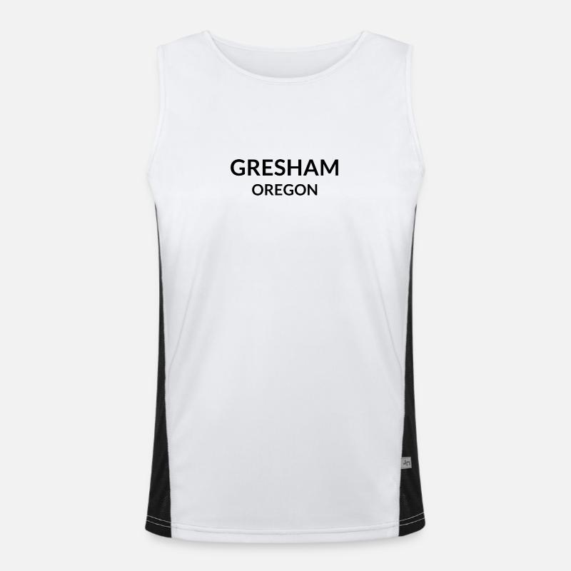 Gresham, Oregon, États-Unis Débardeur respirant contrasté Homme 