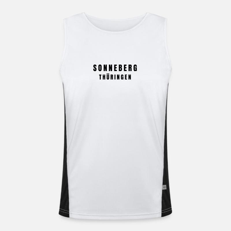 Sonneberg, Thuringia Men's Functional Contrast Tank Top 