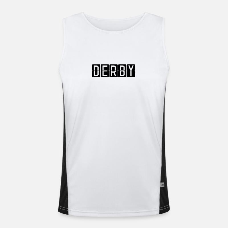 Derby Flughafentafel Funktionelles Kontrast-Tank Top für Männer 