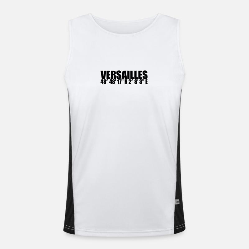 Coordonnées de Versailles Débardeur respirant contrasté Homme 