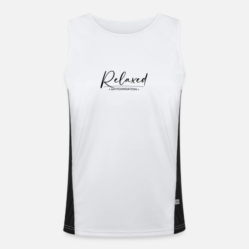 Relaxation - Being relaxed - Mindset Men's Functional Contrast Tank Top 