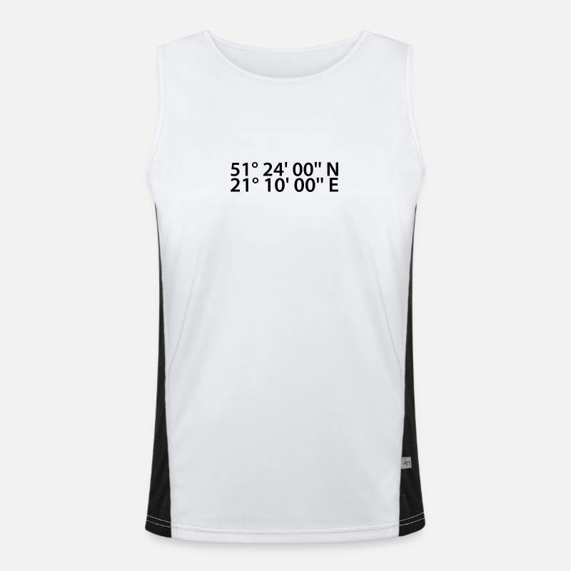 Radome coordinates Men's Functional Contrast Tank Top 