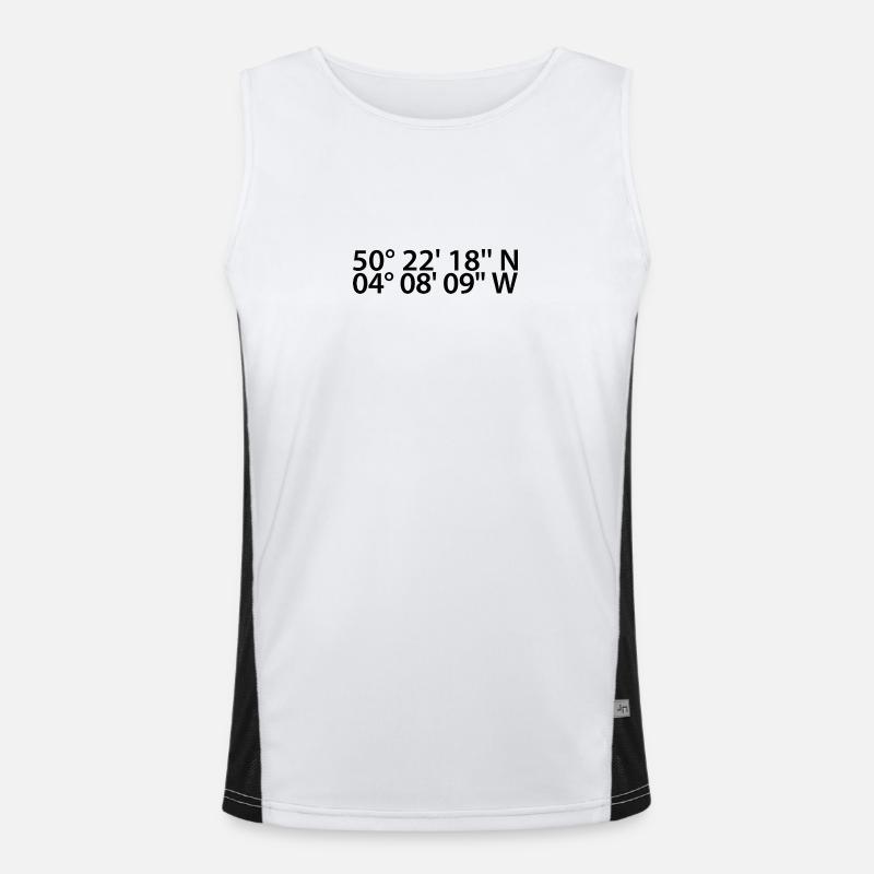 Plymouth coordinates Men's Functional Contrast Tank Top 
