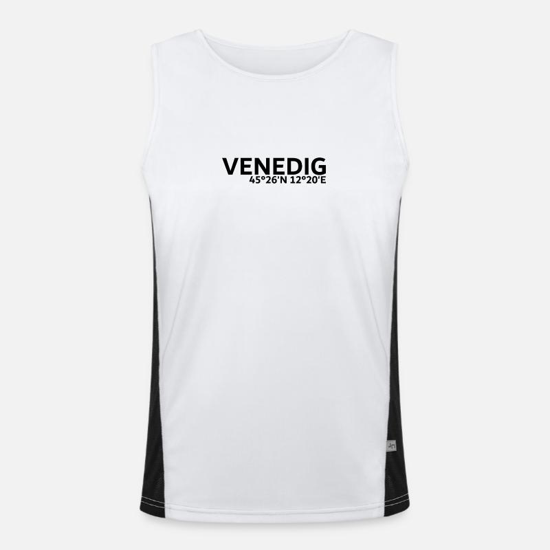 Venice coordinates Men's Functional Contrast Tank Top 