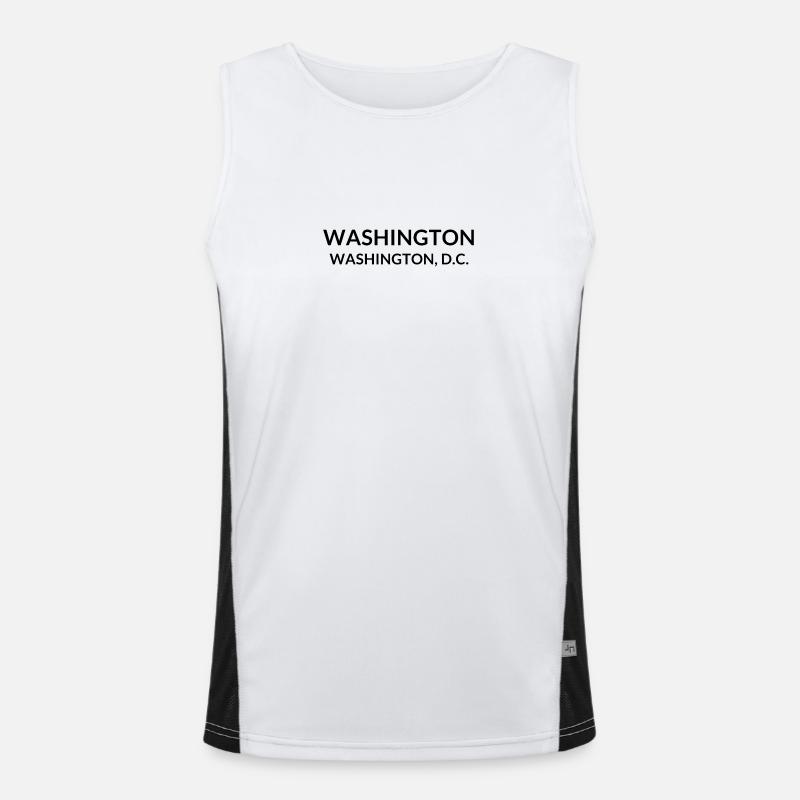 Washington Washington, D.C. USA Men's Functional Contrast Tank Top 