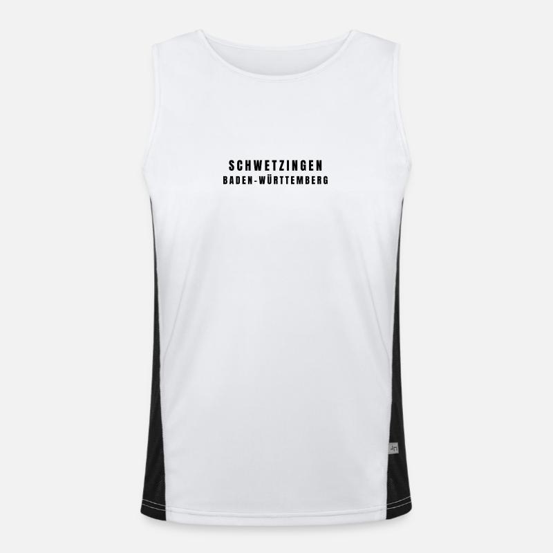 Schwetzingen Baden-Württemberg Funktionelles Kontrast-Tank Top für Männer 