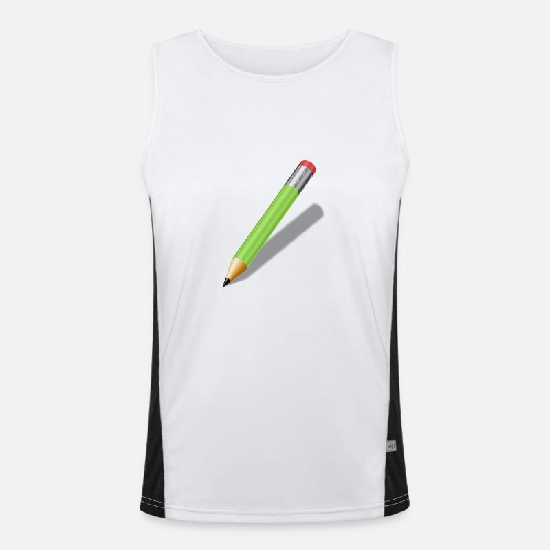 Bleistift Funktionelles Kontrast-Tank Top für Männer 