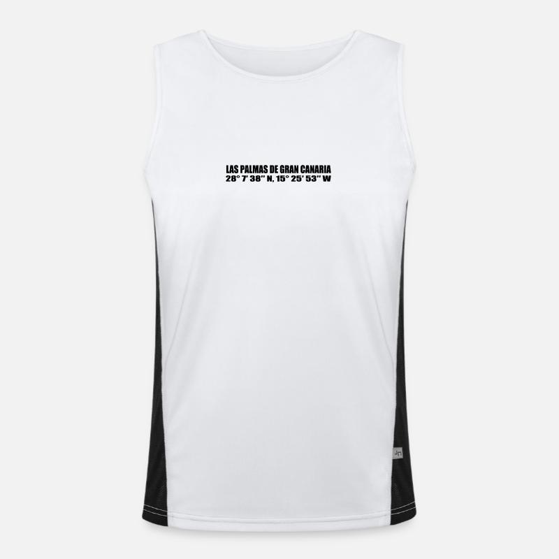 Las Palmas de Gran Canaria Coordinates Men's Functional Contrast Tank Top 