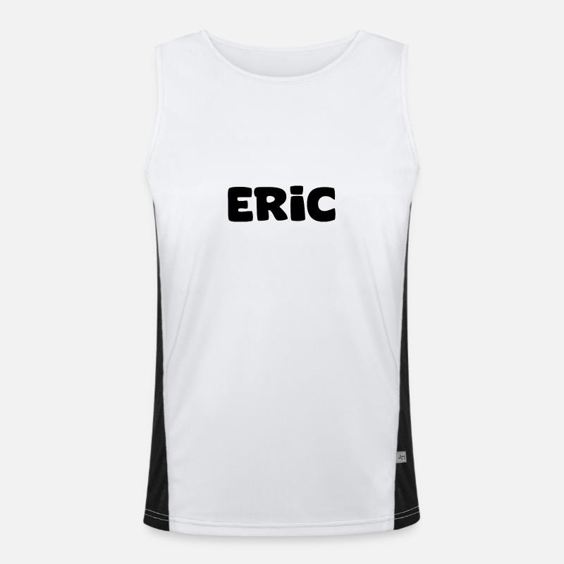 Name - Eric Funktionelles Kontrast-Tank Top für Männer 