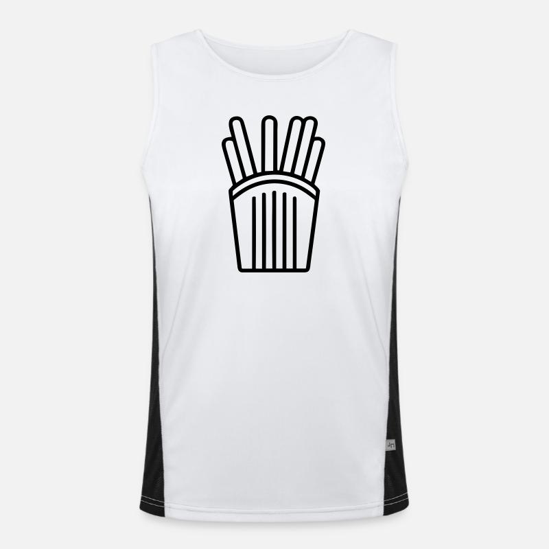 Frites Débardeur respirant contrasté Homme 