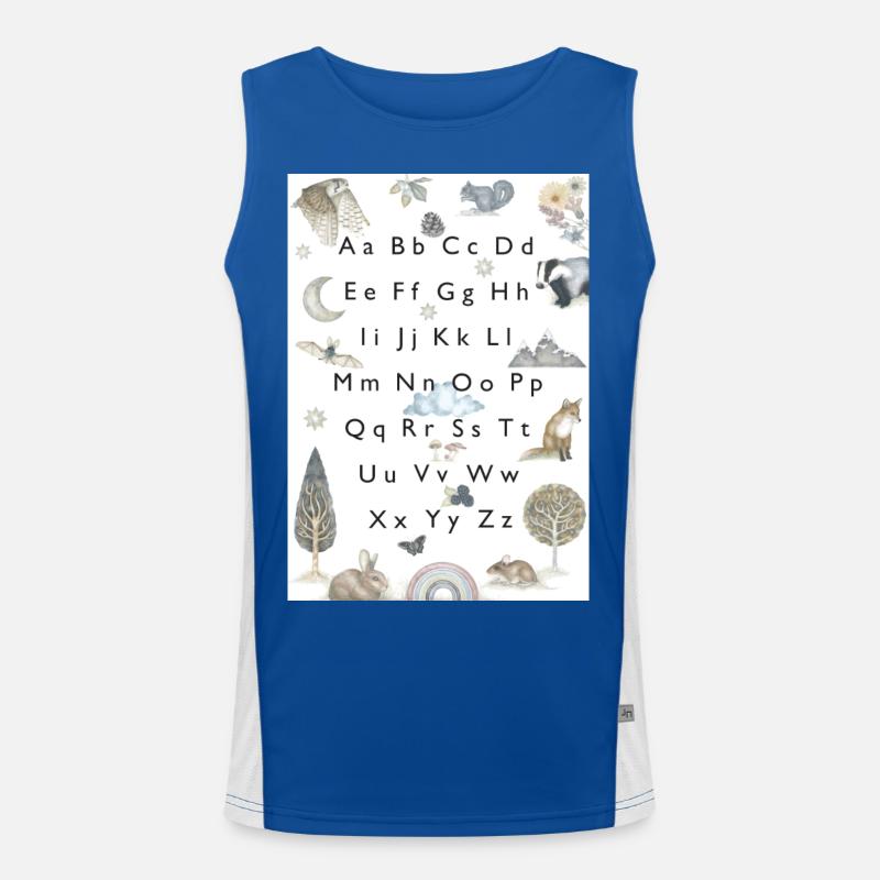 Faune de la forêt. Débardeur respirant contrasté Homme 